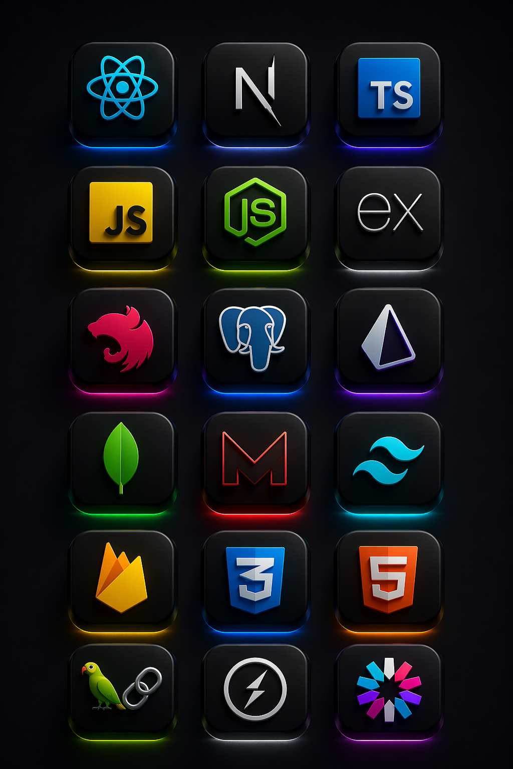 Al Riyad's Professional Tech Stack - Next.js, React, Node.js, and more